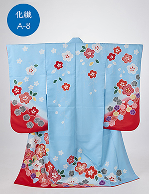 みずいろ・赤・花びら