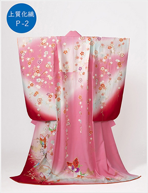 ピンク・花・蝶